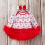 Baby Christmas Clothing Snowflake Long Sleeve Baby's Gown