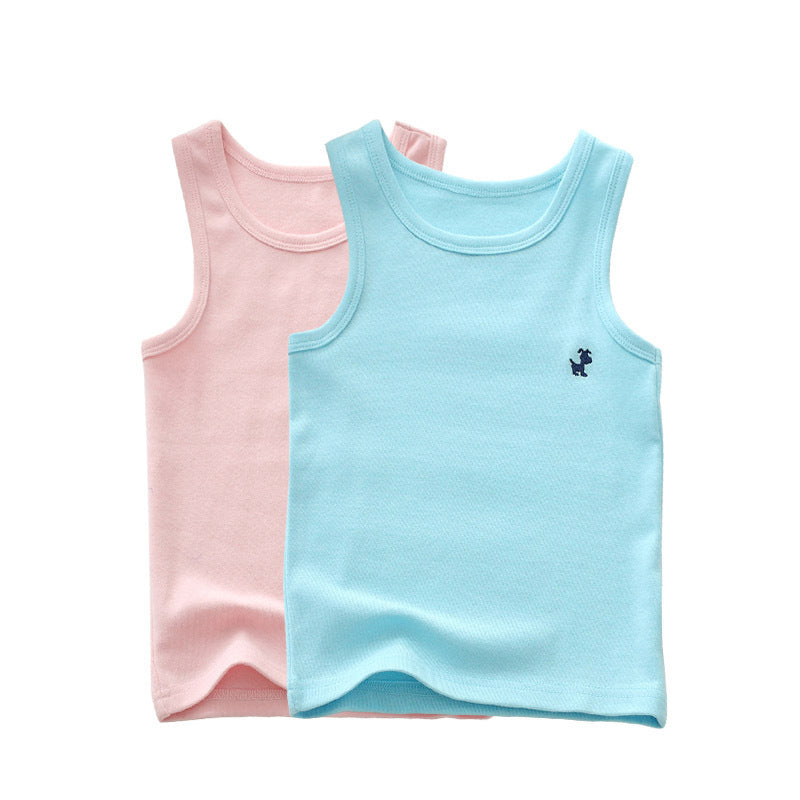 Children's Summer Cotton Vest Baby Boys And Girls