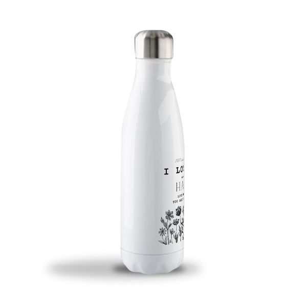 Flower Label Customize 17oz Stainless Steel Bottle