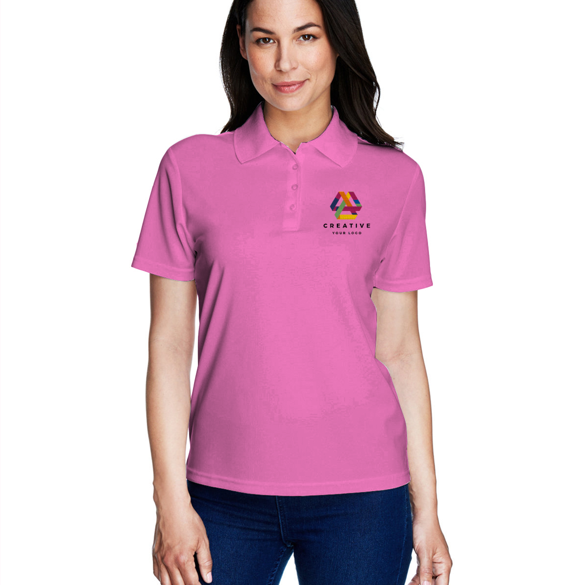 Custom Embroidered Polos - Women