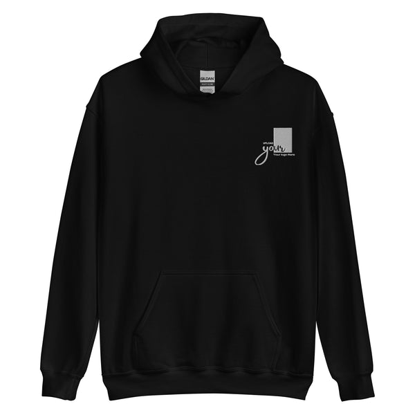 Custom Black Sweatshirts For Men Personalised BLACK Hoodie With