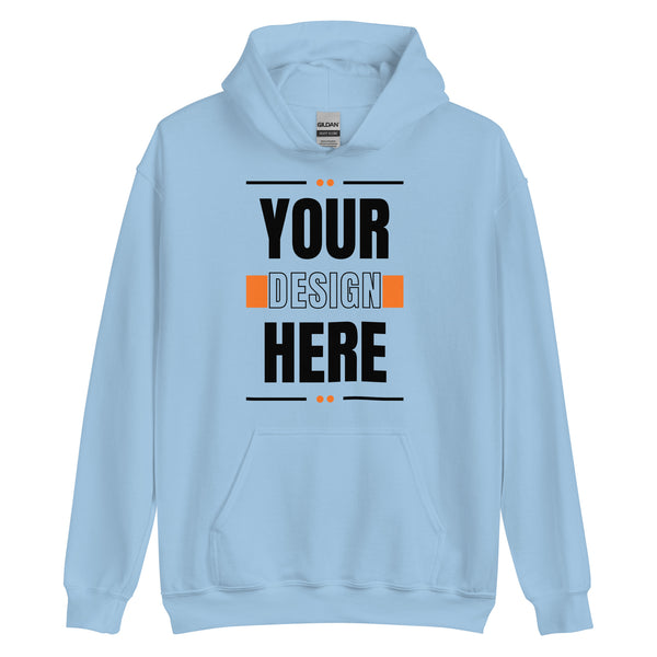 UniqueTouch Hoodie, Direct to Garment Printing , Customized Hoodie, Personalized Hoodie,Light Colors,  Unisex