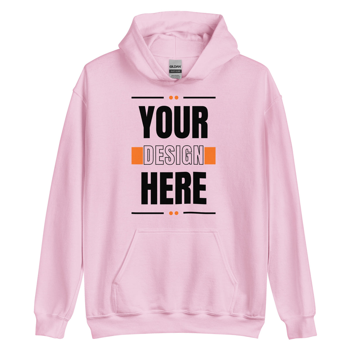 UniqueTouch Hoodie, Direct to Garment Printing , Customized Hoodie, Personalized Hoodie,Light Colors,  Unisex