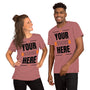 Create Your Own Design Shirt, Customized t-shirt, Personalized shirt, Couple shirt, Unisex t-shirt, Pastel Colors